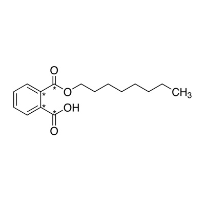 Mono-𝑛-octyl phthalate (ring-1,2-¹³C₂, dicarboxyl-¹³C₂, 99%) 100 µg/mL in MTBE