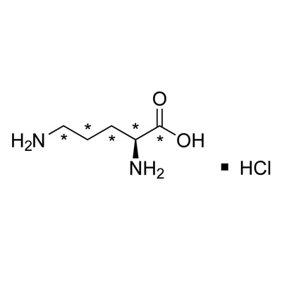 L-Ornithine·HCl (¹³C₅, 99%)