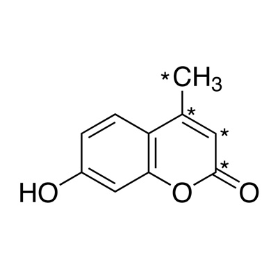 4-Methylumbelliferone (2,3,4,methyl-¹³C₄, 99%) 100 µg/mL in acetonitrile