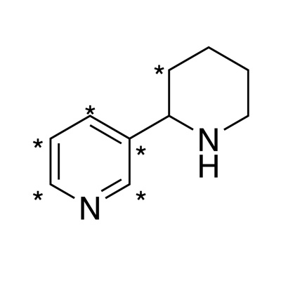 Anabasine (2,2′,3,4,5,6-¹³C₆, 99%) 100 µg/mL in acetonitrile