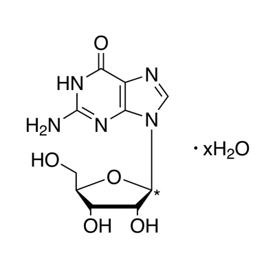 Guanosine·H₂O (ribose-1-¹³C, 98%)