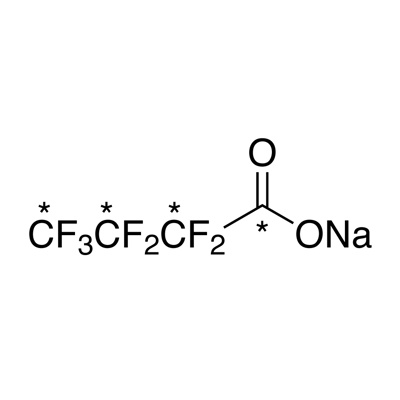 Sodium perfluoro-n-butyric acid (PFBA) (¹³C₄, 99%) 50 µg/mL in MeOH