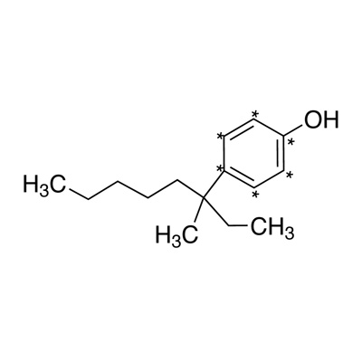 4-(1-Ethyl-1-methylhexyl) phenol (ring-¹³C₆, 99%) 100 µg/mL in methanol