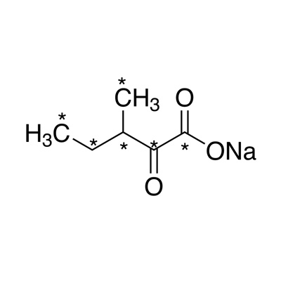Sodium 2-keto-3-methyl-pentanoate (¹³C₆, 99%) contains solvent, CP 97%