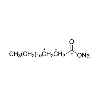 Myristic acid, sodium salt (1,2,3-¹³C₃, 99%)