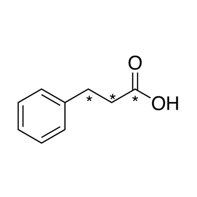 Hydrocinnamic acid (1,2,3-¹³C₃, 99%)
