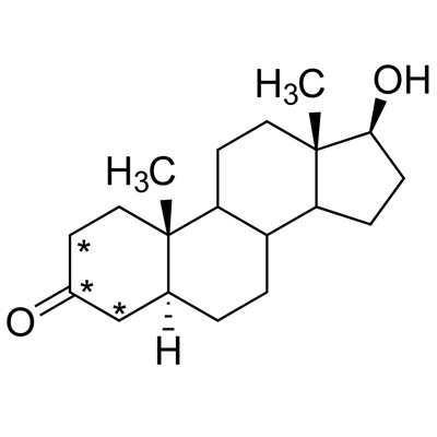 5-α-Dihydrotestosterone (2,3,4-¹³C₃,99%) 100 µg/mL in methanol, CP 97%