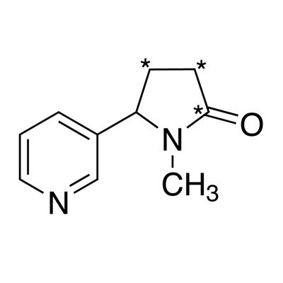 DL-Cotinine (2′,3′,4′-¹³C₃, 99%) 100 µg/mL in water CP 97%