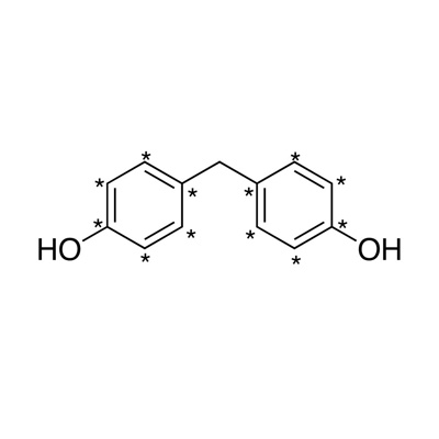 Bisphenol F (ring-¹³C₁₂, 99%) 100 µg/mL in acetonitrile