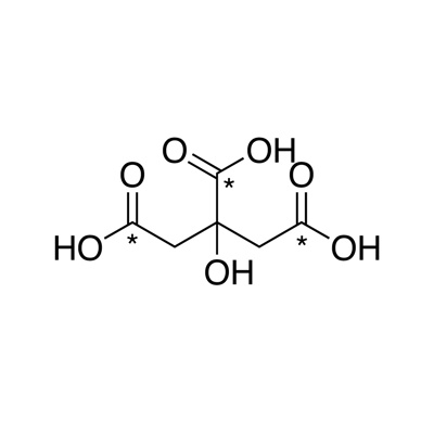 Citric acid (1,5,6-carboxyl-¹³C₃, 99%)