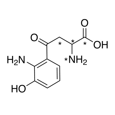 DL-3-Hydroxykynurenine (1,2,3-¹³C₃, 98%; α-amino-¹⁵N, 98%) CP 95%