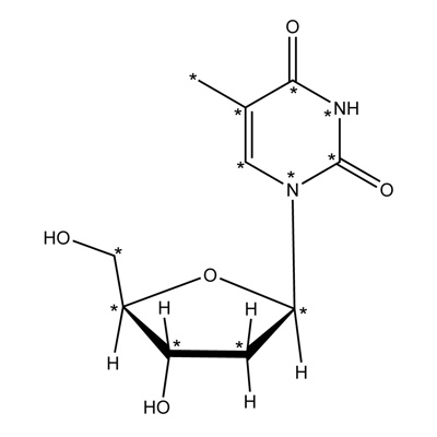 Thymidine (¹³C₁₀, 98%; ¹⁵N₂, 96-98%)
