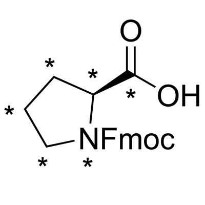 L-Proline-𝑁-Fmoc (¹³C₅, 99%; ¹⁵N, 99%)