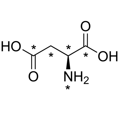 L-Aspartic acid (¹³C₄, 99%; ¹⁵N, 99%)