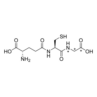 Glutathione (GSH) (glycine- ¹³C₂, 98%; ¹⁵N, 96-99%) 90% net peptide/peptide purity 95%
