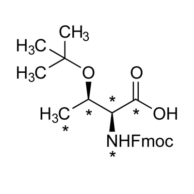 L-Threonine-𝑁-Fmoc, 𝑂-𝑡-butyl ether (¹³C₄, 97-99%; ¹⁵N, 97-99%)