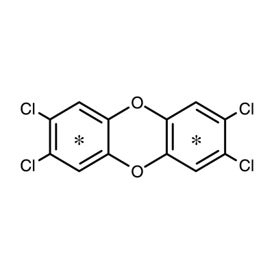 2,3,7,8-Tetrachlorodibenzo-𝑝-dioxin (¹³C₁₂, 99%) 50 µg/mL in nonane