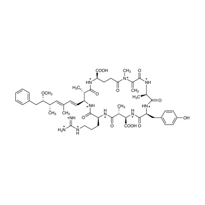 Microcystin-YR (¹⁵N₁₀, 98%) 10 µg/mL in 1:1 methanol:water