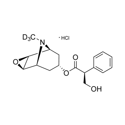 (-)-Scopolamine·HCl (D₃, 98%) 100 µg/mL in 10% water in acetonitrile (As free base)